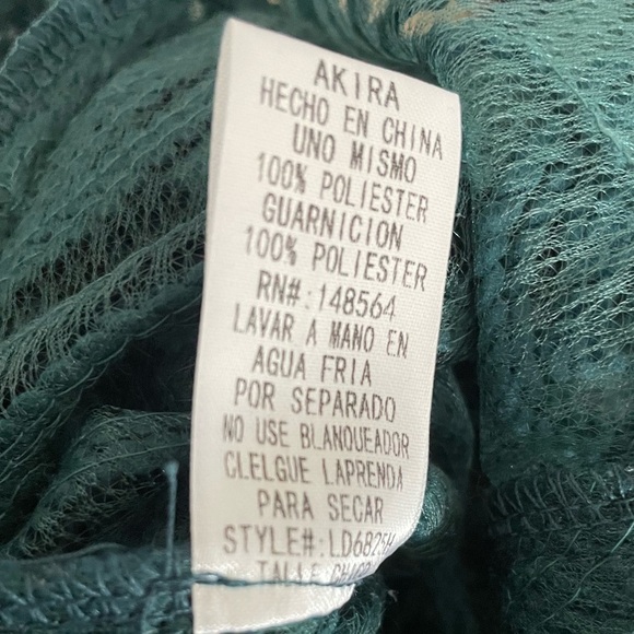 Akira Demi High Cold Shoulder Bodycon Cocktail Dress - Picture 5 of 5